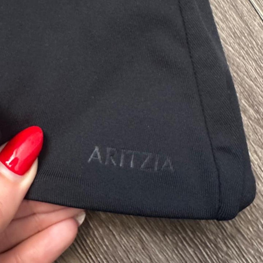 Aritzia Babaton Contour Off The Shoulder Black Long Sleeve Top XXS 2XS Blouse - Picture 4 of 7